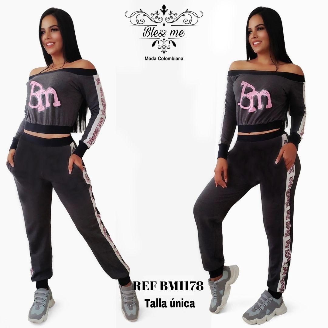 Conjunto Deportivo Sexy y Moderno con sudadera y blusa de manga larga